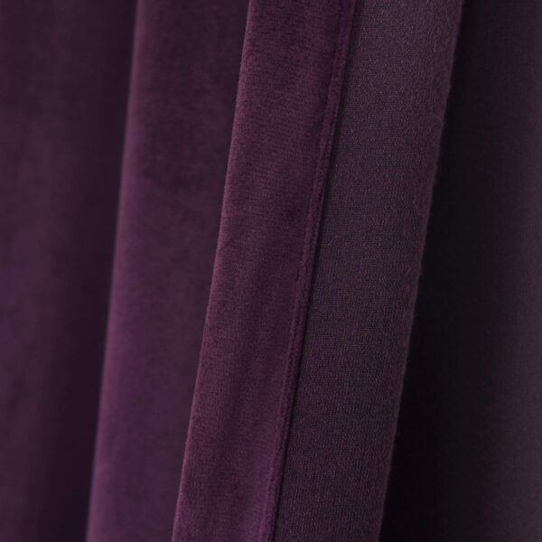 Draperie din Catifea blackout Mov - imagine 2