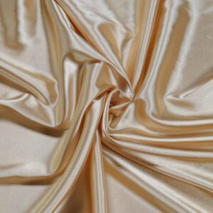 Satin Elastic Bej Auriu