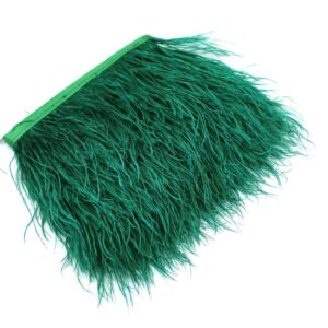 Bandă pene struț Verde