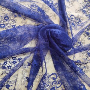 Dantelă Chantilly Albastru închis