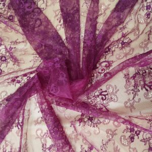 Dantelă Chantilly Mov închis