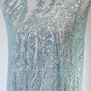 Broderie cu Perle, mărgele, Paiete Albastru Deschis