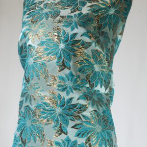 Brocard Turcoaz cu fir auriu