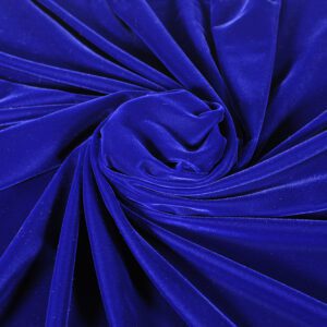 Catifea albastru indigo pe fir de mătase naturală