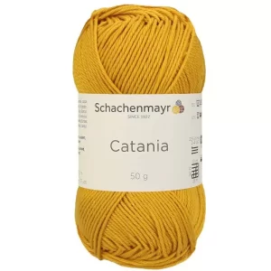 Fir Catania Schachenmayr, pentru croșetat și tricotat, Auriu, 50 g