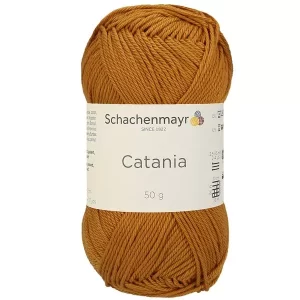 Fir Catania Schachenmayr, pentru croșetat și tricotat, Mustar auriu, 50g
