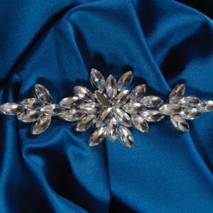 Aplicație termoadezivă argintie