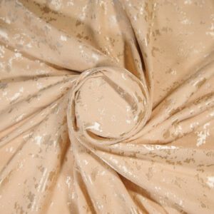 Draperie Crem închis, cu inserții lucioase