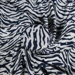 Jersey Bleomarin cu imprimeu tip zebră