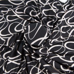 Jersey Negru cu forme geometrice