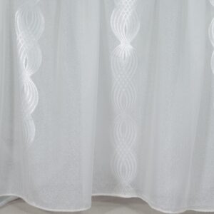 Perdea Ivory cu forme geometrice