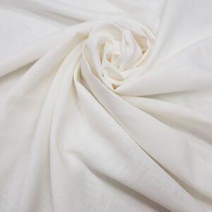 Țesătură de in natural, Alb