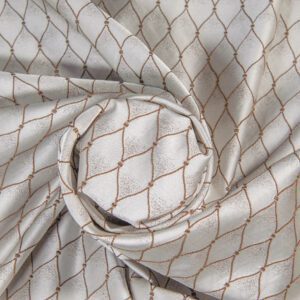 Draperie Cappucino cu romburi mici