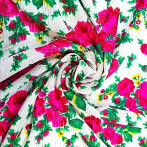 Țesătură pentru port popular albă cu fir lame