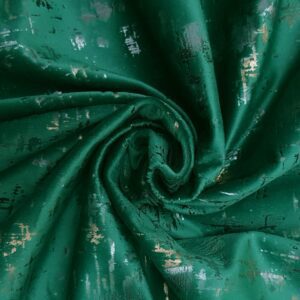 Draperie din Catifea Verde cu inserții