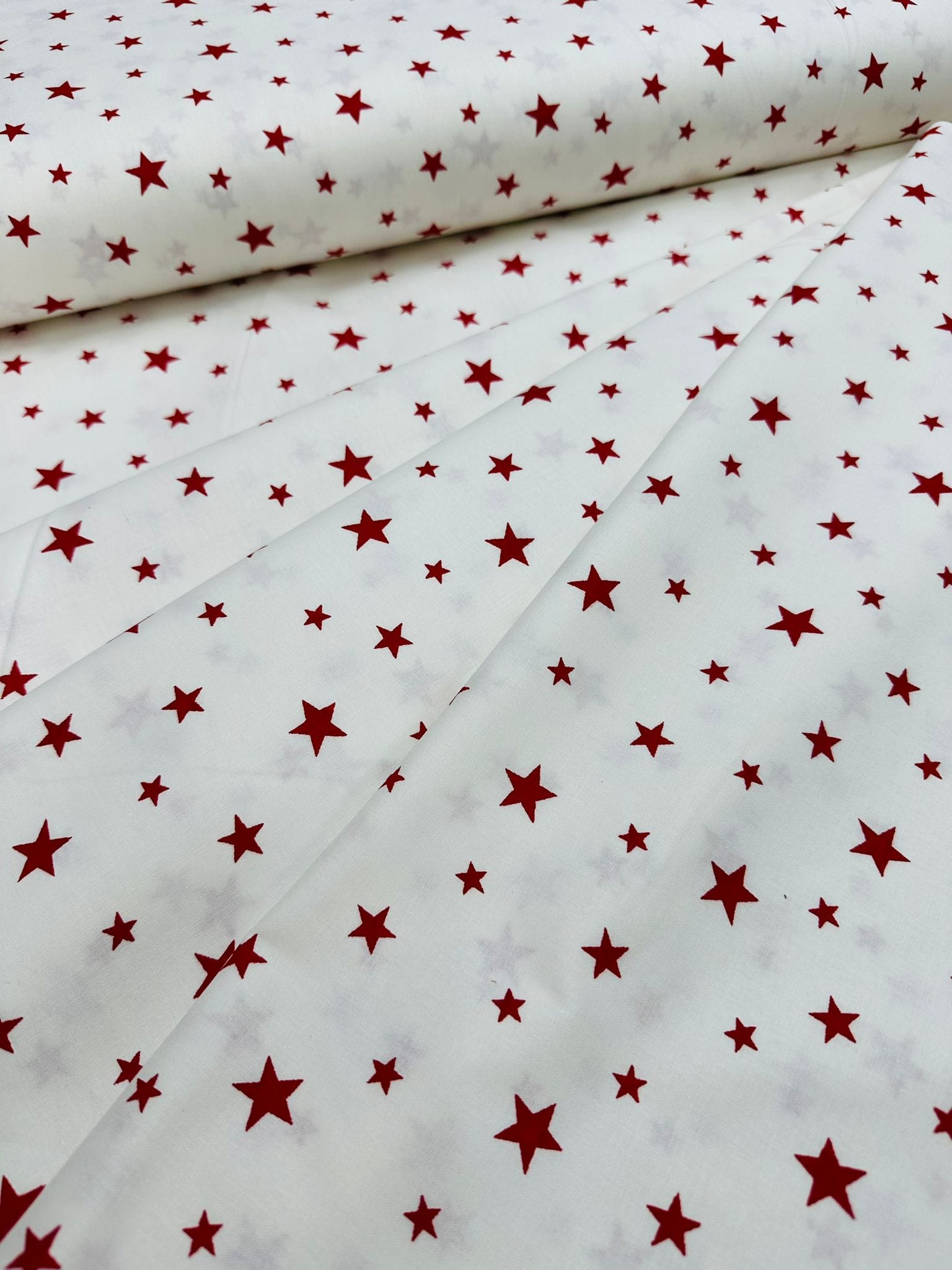 Bumbac Satinat cu steluțe