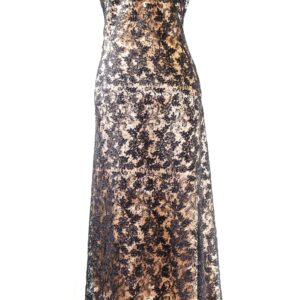 Dantelă Brodată Neagră