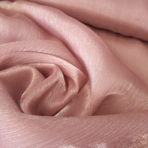 Voal organza creponat - Roz