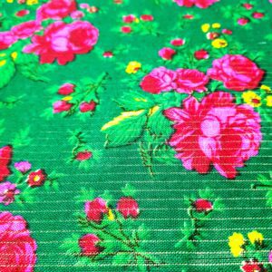 Țesătură pentru port popular Verde cu fir lame