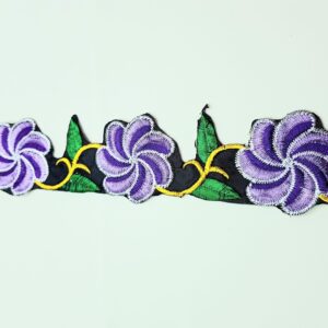 Accesoriu, bandă decorativă pentru brâu mov