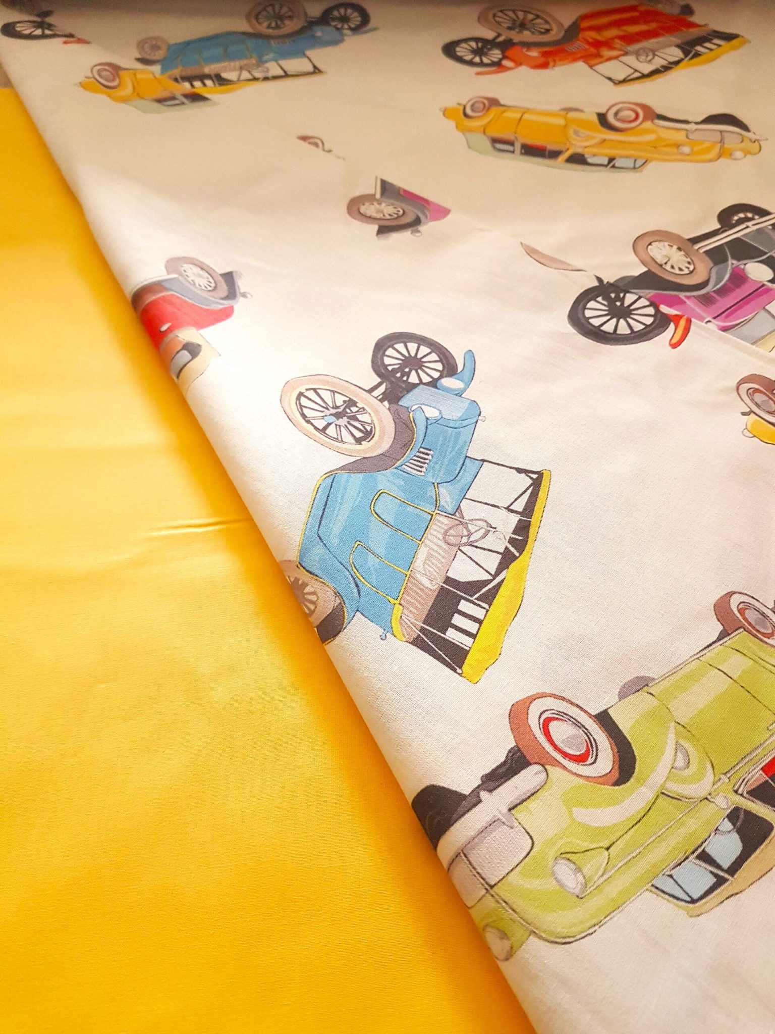 Bumbac satinat cu mașini