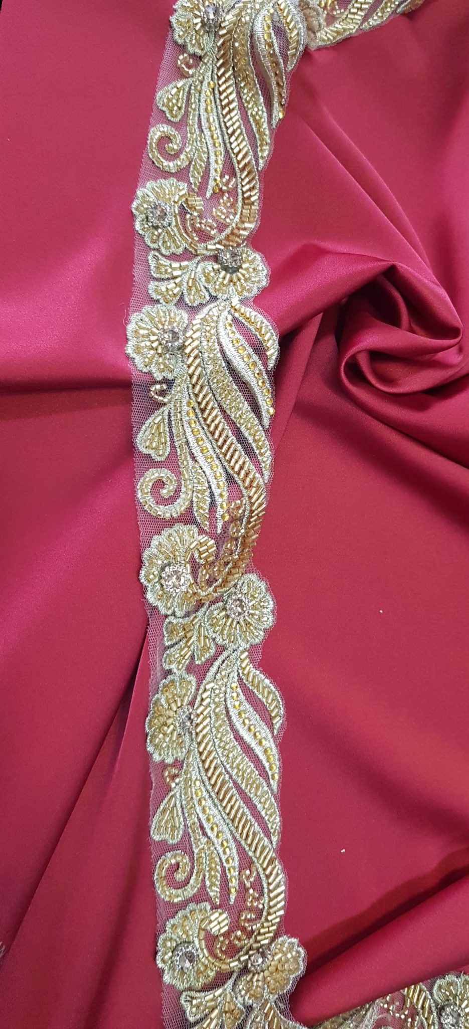 Bandă decorativă aurie 5 cm