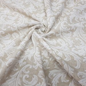 Față de masă cu frunze albe