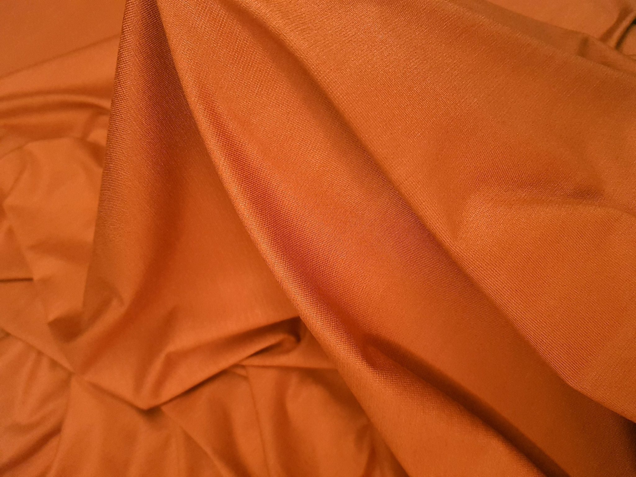 Bumbac cu elastan cărămiziu - imagine 3