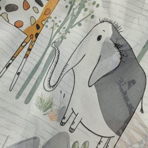 Perdea tip In cu animăluțe