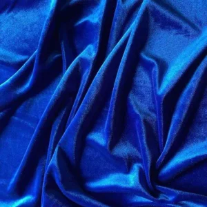Catifea elastică albastru royal