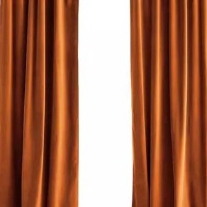 Catifea pentru draperii cărămiziu